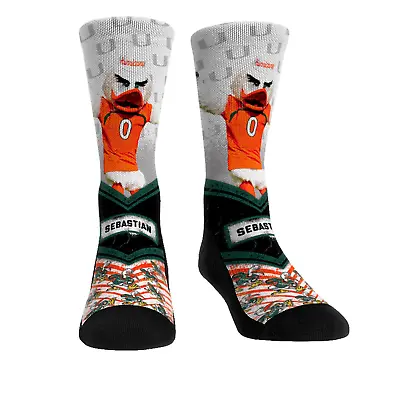 NCAA Miami Hurricanes - Mascot Walkout Rock 'Em Socks • $18.99