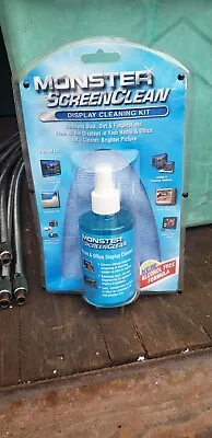 New MONSTER SCREEN CLEAN Monitor TV LCD Display Cleaning Kit Spray Cleaner • $24.99