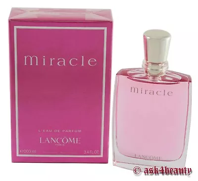 Miracle By Lancome 3.4 Oz/100 Ml Eau De Perfume Spray For Women New In Box • $59.99