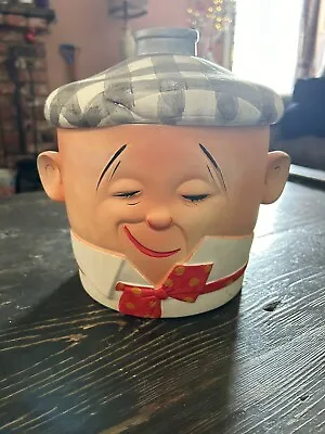 Vintage Nasco/Japan 1940’s Ice Bucket Cookie Jar Golfer With Hangover • $78