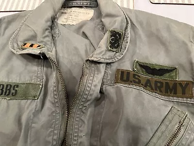 1967 Pilot Coveralls Light K 2B Small Short With Patches Army Helicopter Pilot • $100