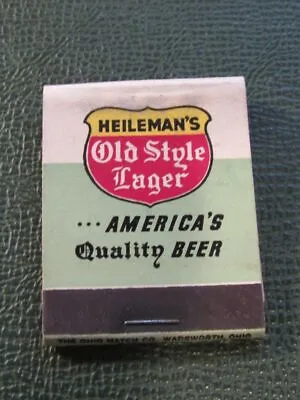 Matchbook - Heileman's Old Style Beer Tiffany's Mitchell SD FULL STAMPED • $6.99