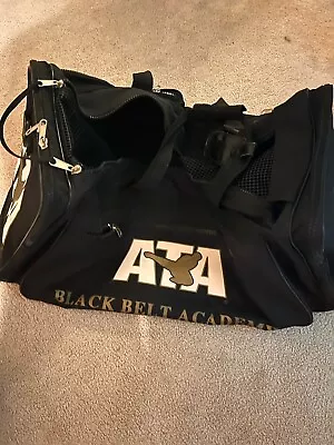 29  ATA Black Belt Taekwondo Academy Large Duffle Sparring Martial Gear Bag Only • $49.99