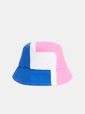 J. Lindeberg RIDGE Men's BUCKET HAT Blue Pink One Size NEW NWT GMAC08516-S098 • $29.99