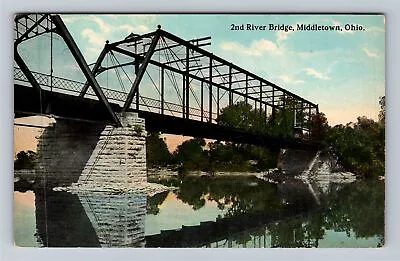 Middletown OH-Ohio 2nd River Bridge Vintage Souvenir Postcard • $7.99