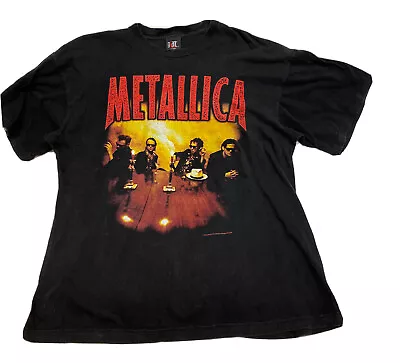 VINTAGE 90s METALLICA Band T Shirt Load Tour XL GIANT Tag 1996-1997 • $337.20