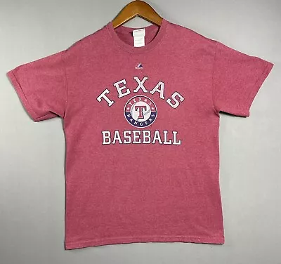 Vintage Y2K Texas Rangers Ian Kinsler #5 Jersey T Shirt Majestic Baseball Tee M • $10