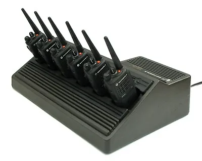 Set Of 6x Motorola GP340 16-channel UHF 2-way Walkie-Talkie Radios • £625