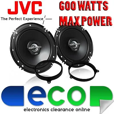 £36.99 • Buy Toyota Avensis Up To 14 JVC 16cm 6.5 Inch 600 Watts 2 Way Rear Door Car Speakers
