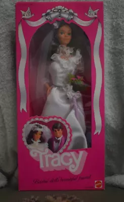 Tracy Bride Barbie    #4103              With All Her Accessories Nrfb • $72.50