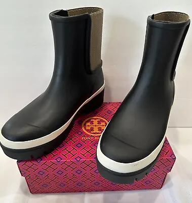 Tory Burch Rain Boots Size 7 **new** • $135