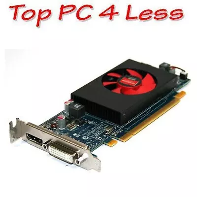 AMD Radeon HD 8490 1GB PCIe DisplayPort DVI Low Profile Graphics • $29