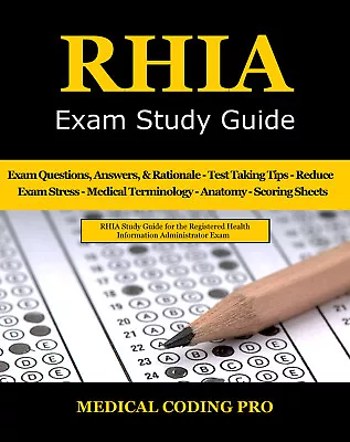 RHIA Exam Study Guide - 2022 Edition • $39.99