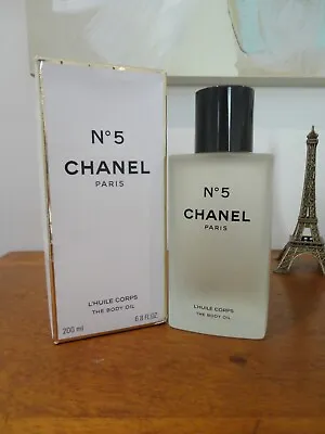 $179 • Buy CHANEL No 5 The Body Oil L'huile Corps 200ml With Box. Like New