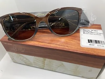 New UNUSED Maui Jim HONI HCL Bronze Polarized Women Cat Eye Sunglasses HS758-22B • $195