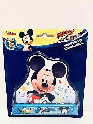 Mickey And The Roadster Racers Multiple Color-Flashing Mode Cake Decoration  NEW • $8.50