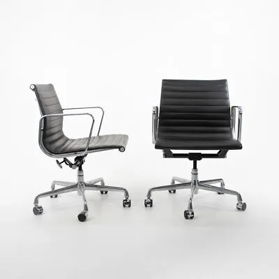 £984.05 • Buy 2007 Herman Miller Eames Aluminum Group Management Desk Chair In Black 12+ Avail