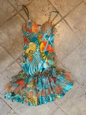 Diana Freis Silk Dress Size 6/8 • $60