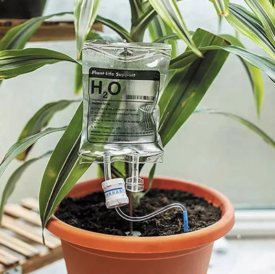 $8.60 • Buy Automatic Self Watering System IV Drip Bag Plant Life Support Drip Irrigation 🌱