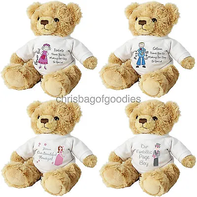 £19.99 • Buy TEDDY Thank You GIFT For My WEDDING Day Party Keepsake Pageboy Bridesmaid USHER