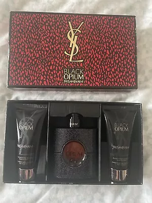 YSL Black Opium Yves Saint Laurent Perfume & Lotion Gift Set • £48