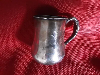 Gem Silver Co. Quadruple Plated Silver 1002 Antique / Vintage Cup  3  Tall • $12.60