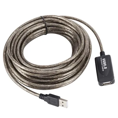 $18.41 • Buy 5/10/15/20m USB Extension Cable Signal Lead Male To Female Extention High SpeDO