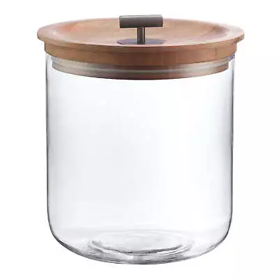 Better Homes & Gardens Clear Glass Ice Bucket With Silver Stainless Steel Tongs • $19.29