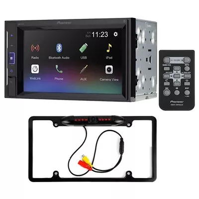 New Pioneer DMH-241EX Double-DIN Bluetooth Car Stereo With Backup Camera Package • $225.99