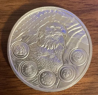 2 Oz Silver Military Appreciation Coin 999 Silver Thank You For Your Service • $79.90
