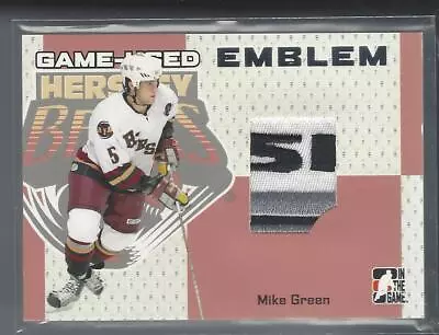 Mike Green 2006-07 In The Game Heroes And Prospects Emblems #GUE05  • $24.99