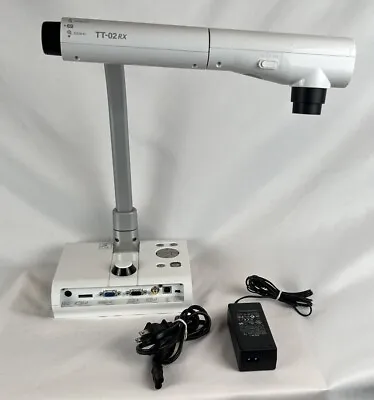 Elmo TT-02RX Interactive Document Camera Visual Presenter With Power Supply • $33.99