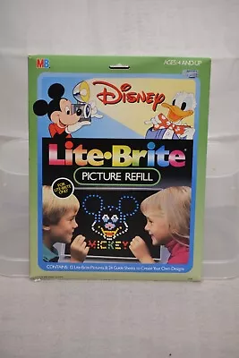 Vintage Disney Lite Brite Picture Refill 12 In Pack 10 Unused • $12.99