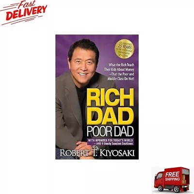 Rich Dad Poor Dad By Robert Kiyosaki | Paperback Book • $14.81