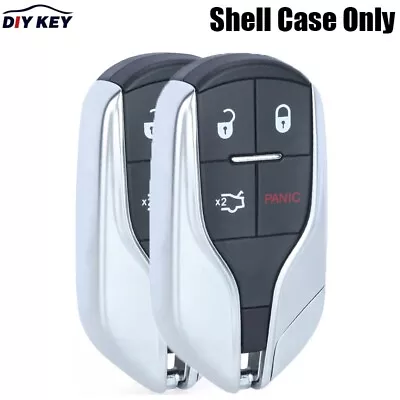 2 Remote Key Shell Case For Maserati Ghibli Quattroporte 2014-2019 Panic Button • $24.09