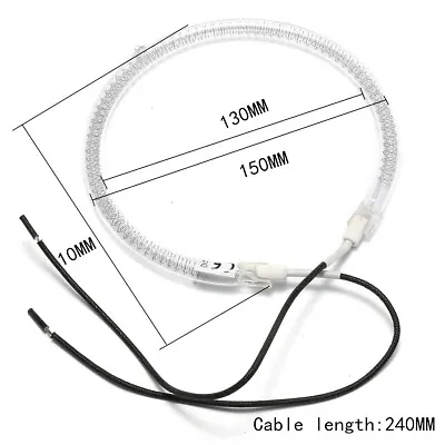 £9.58 • Buy 6   Halogen Oven Cooker Round Heating Element Bulb 1200-1400W Spare Part 220V