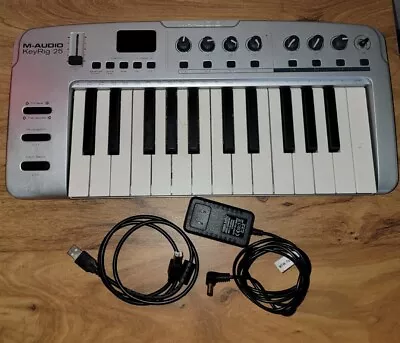 M-Audio KeyStudio 25 MIDI Controller - Keyboard Mini USB Tested W/ Cables • $40