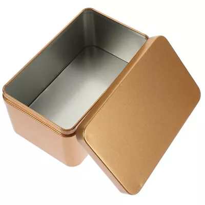 Tin Canisters Rectangular Candy Tins Tinplate Tea Canister Small Metal Tins • $8.95