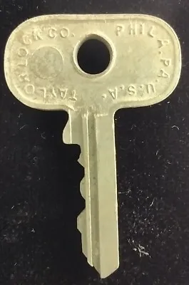 Vintage Key Taylor Lock Co Marked T62DL Apx 1.5” Phil PA Auto Car Style Of Union • $8.99