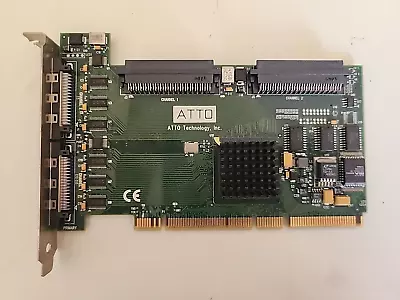 ATTO ExpressPCI UL4D Dual Channel Ultra 320 SCSI Card *Used* • $20