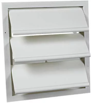 Air Vent 54703 Automatic White Louvered Gable Shutter 53319 53320 53316 53315 • $69.99