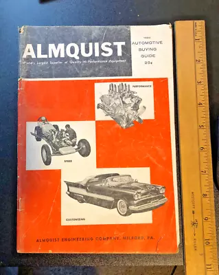 Vintage 1961 Almquist Catalog Hot Rod TROG Rat Rod Flathead Gasser Bomba • $16