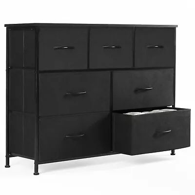 Dresser For Bedroom With 7 Drawers Clothes Drawer Fabric Closet Organizer Dres • $32.98