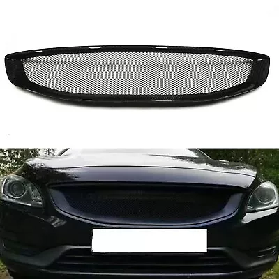 1x Front Bumper Grille Grill For Volvo S60 V60 2014-2018 2014 2015 Carbon Fiber • $191.34