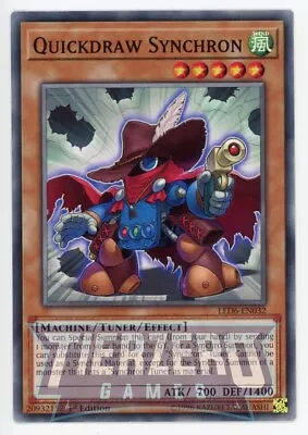 Yugioh Quickdraw Synchron LED6-EN032 Common 1st Edition NM/LP • £1.09