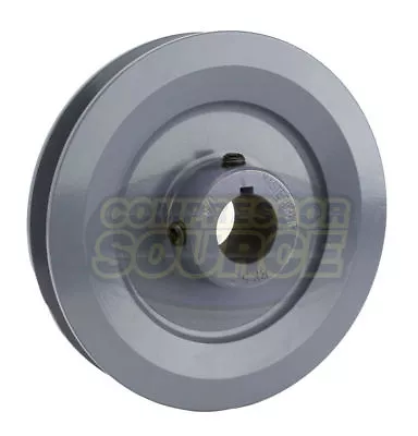 Cast Iron 5  Single Groove Pulley V Style B Belt 5L For 7/8 Inch Keyed Shaft • $31.95