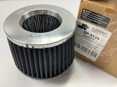 Riva Cone-Style K&N SP-3124 Power Filter Flame Arrestor - 4  Inlet 5-3/4  Tall • $39.95