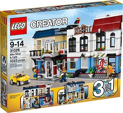 New Lego Creator 3 In 1  31026 Bike Shop & Cafe 2014  Retired Rare Hard To Find • $194.75