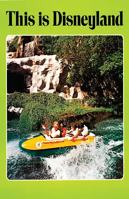 This Is Disneyland Matternhorn Bobsled Splash Vintage Retro Disney Poster • $19.49