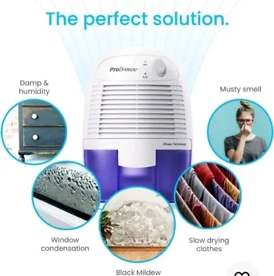 Pro Breeze Dehumidifier For 215 Sf Mini Portable 17 Oz Capacity RV Bedroom Bath • $24.45